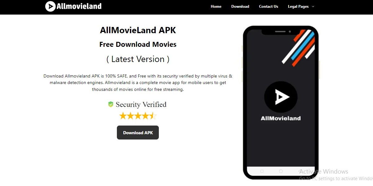 The last update for the Allmovieland APP v2 was made in February 2024.